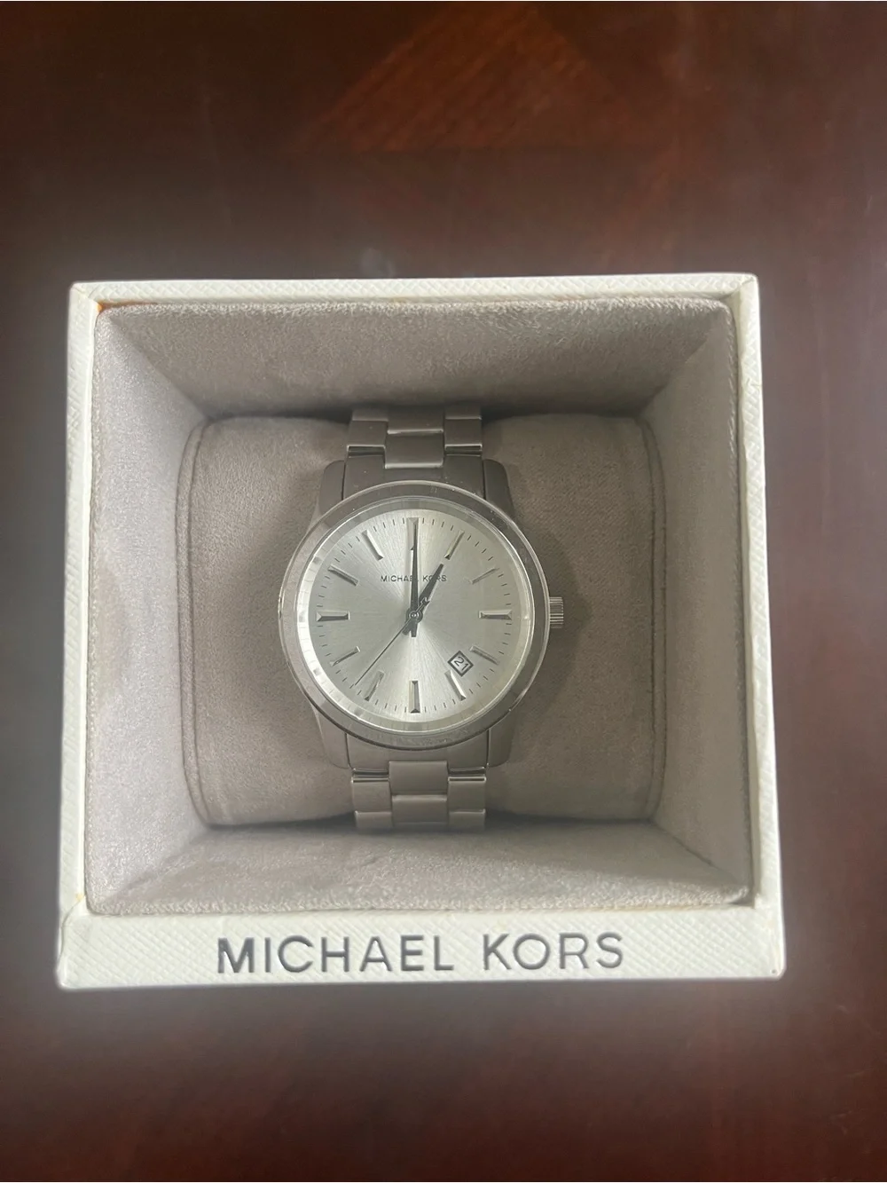 Michael Kors runway mk6332 watch silver
